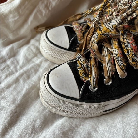 Converse Hightop Sneakers with Bohemian Laces - Picture 6 of 9